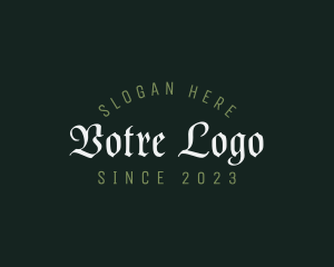Antique - Classic Gothic Business logo design
