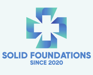 Health Care Provider - Blue Cross Hospital logo design