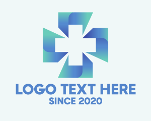 Health Center - Blue Cross Hospital logo design