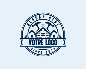 Construction - House Renovation Maintenance logo design