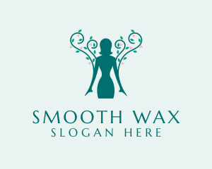 Woman Nature Spa logo design