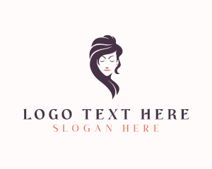Hair Stylist - Beauty Salon Woman Hairdresser logo design