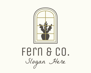 Fern - Plant Window Home Furnishing logo design