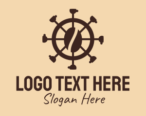 Coffee Bean Wheel  Logo