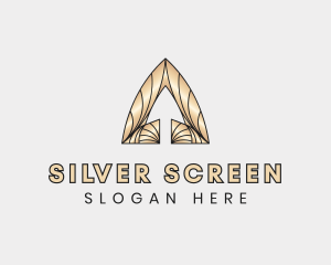 Professional - Golden Arrow Letter A logo design