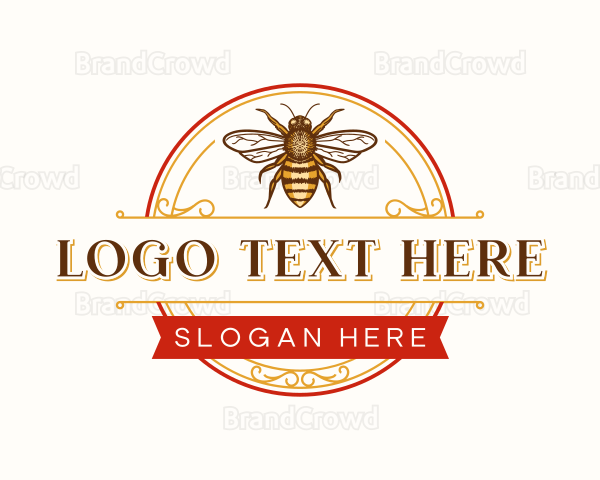 Luxury Hone Bee Logo