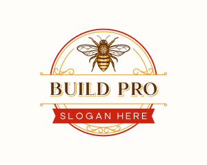 Emblem - Luxury Hone Bee logo design