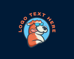 Shades - Animal Dog Pet Shop logo design