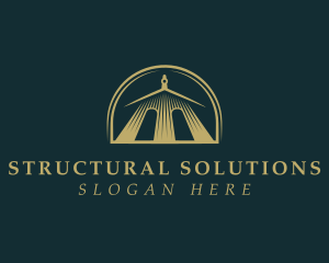 Structural - House Compass Architect logo design