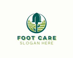 Tree Planting Shovel logo design