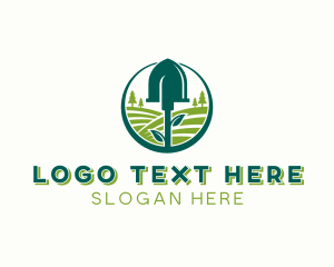 Landscaper - Tree Planting Shovel logo design
