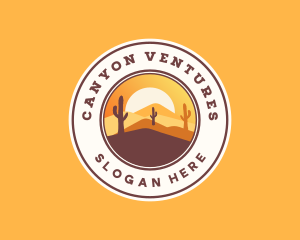 Canyon - West Desert Landscape logo design