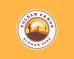 Sand - West Desert Landscape logo design