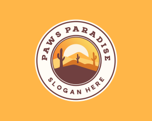 West Desert Landscape logo design