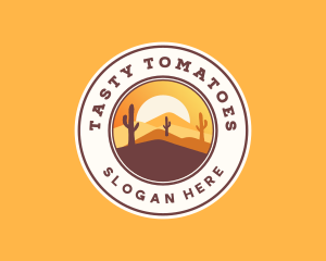 West Desert Landscape logo design