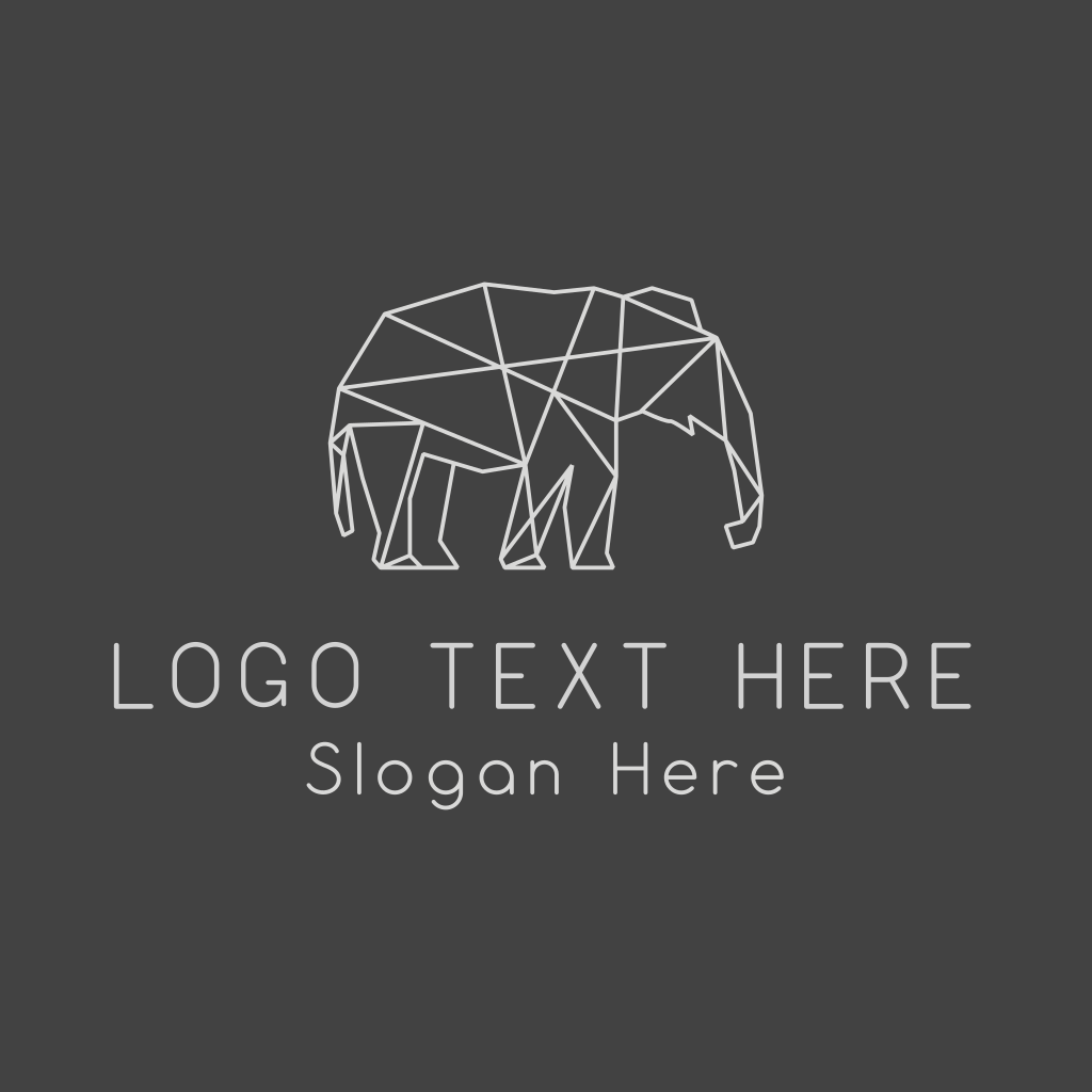 Geometric Elephant Safari Logo | BrandCrowd Logo Maker