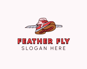 Flying Foot Wear logo design