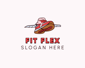 Activewear - Flying Foot Wear logo design