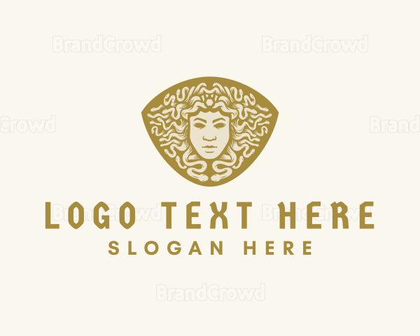 Medusa Gorgon Crest Logo