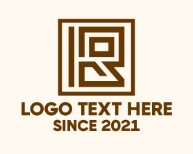 Joinery - Letter R Carpentry logo design