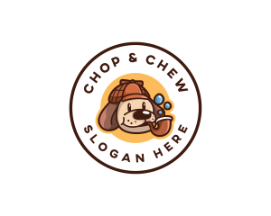 Detective Pet Dog Logo