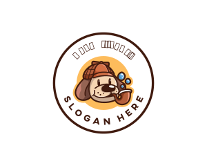 Mascot - Detective Pet Dog logo design