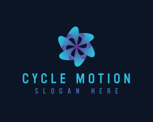 Tech Motion Fan logo design