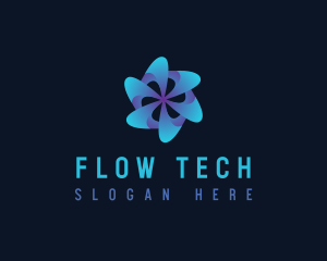 Tech Motion Fan logo design