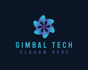 Tech Motion Fan logo design