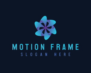 Tech Motion Fan logo design