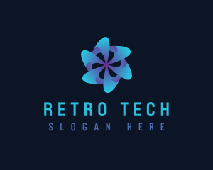 Tech Motion Fan logo design