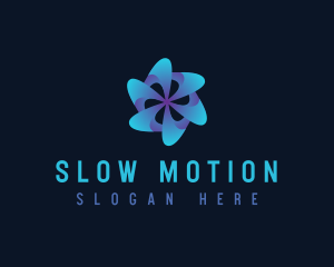 Tech Motion Fan logo design