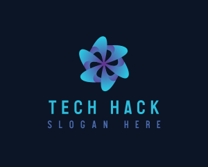 Tech Motion Fan logo design