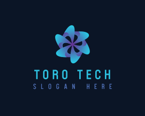 Tech Motion Fan logo design