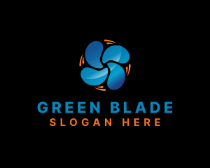 Industrial Propeller Blade logo design