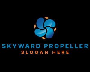 Industrial Propeller Blade logo design