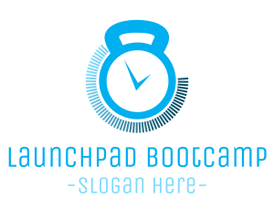 Bootcamp - Fitness Gym Training Timer logo design