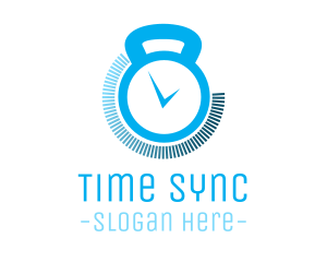 Timer - Fitness Gym Training Timer logo design