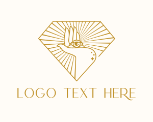 Gold - Gold Clairvoyant Eye logo design