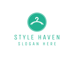 Wardrobe - Fashion Clothes Hanger logo design