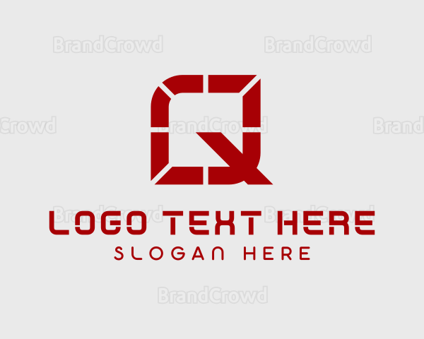 Software Tech Letter Q Logo