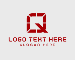 Firm - Software Tech Letter Q logo design