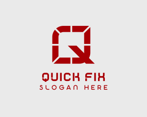 Software Tech Letter Q  logo design