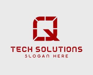 Software - Software Tech Letter Q logo design