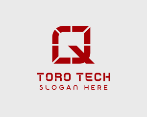 Software Tech Letter Q  logo design