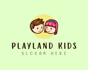 Children Toddler Kindergarten logo design