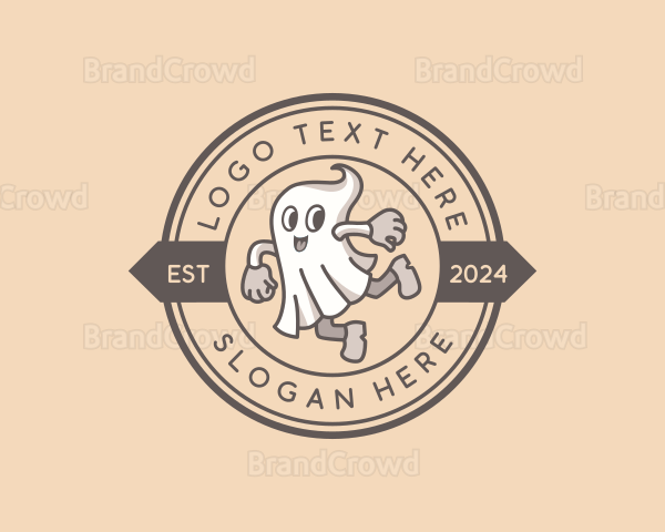 Ghost Halloween Costume Logo