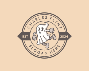 Ghost Halloween Costume Logo