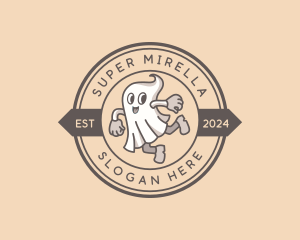 Ghost Halloween Costume Logo