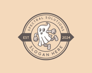 Ghost - Ghost Halloween Costume logo design